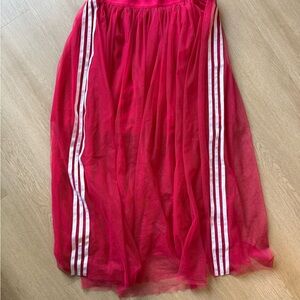 Adidas Original Magenta Hot Pink Tulle Skirt M
